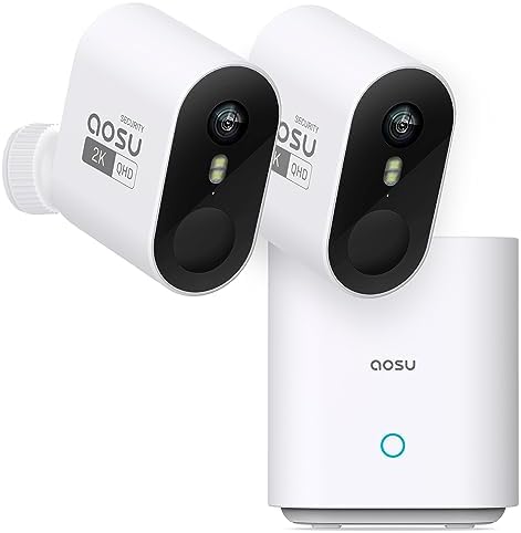 aosu 2K QHD Battery 2-Cam Kit (B0B3JTJFXK)