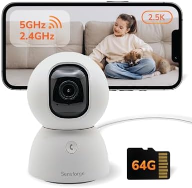SensForge 2.5K Indoor Pan-Tilt (B0F22F8CZP)