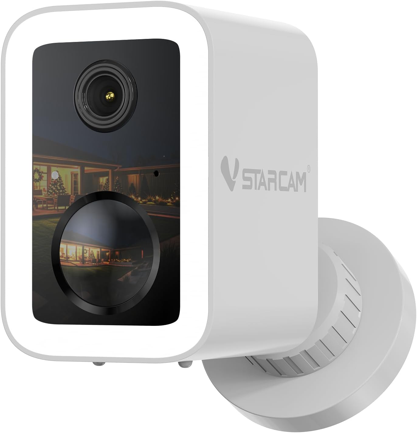 VSTARCAM 2K Security Cameras Wireless Outdoor, No-Drill Magnetic and Adhesive Mount, Free Cloud and SD Storage, WiFi 6 Dual Band, Motion Alerts, 6-Month Battery, Color Night Vision, IP66, 2-Way Talk