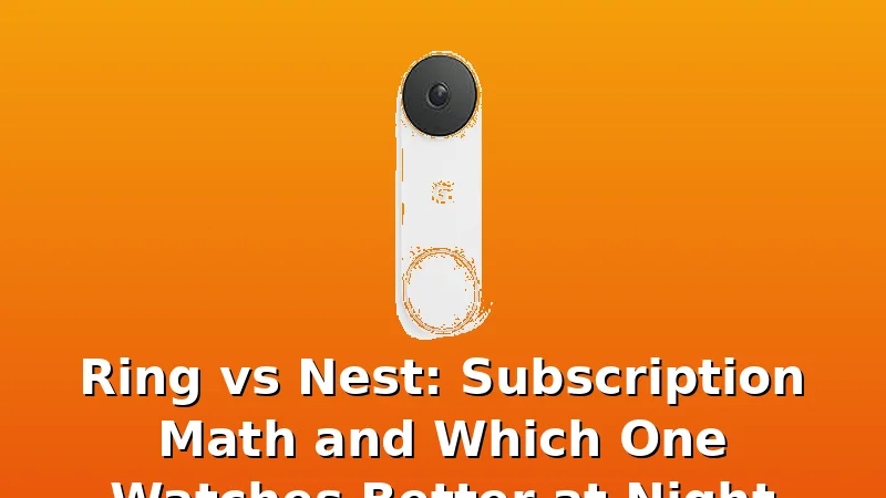 Ring vs Nest: Subscription Math and Which One Watches Better at Night - EyeGuard review with measurements and honest opinion